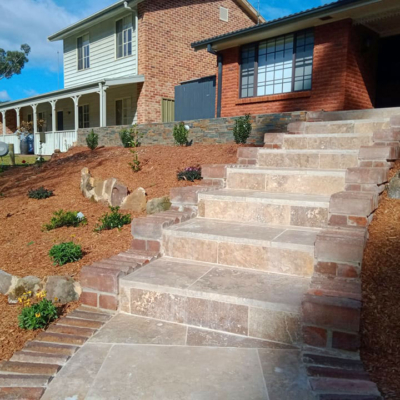 front yard stairs