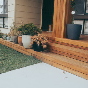 central coast blackbutt timberwork stairs